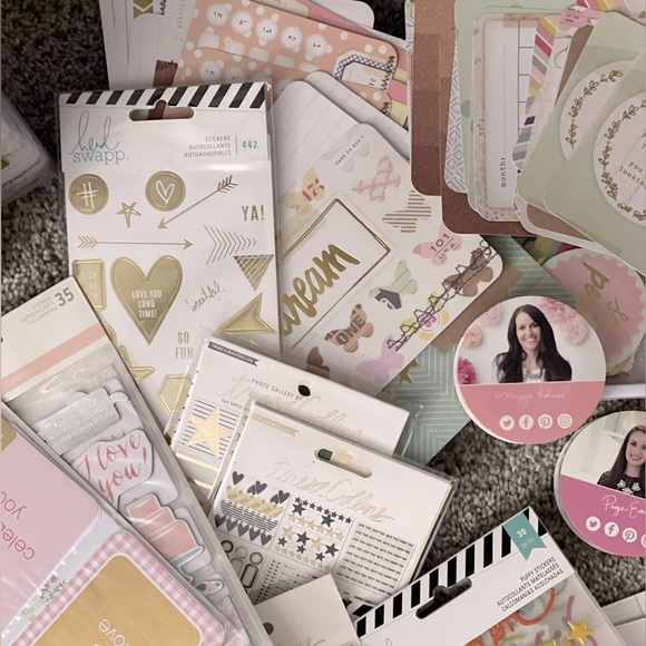 Heidi Swapp Project Life 4x4 Album & Scrapbooking Journal Card Bundle Kit - Picture 2 of 16